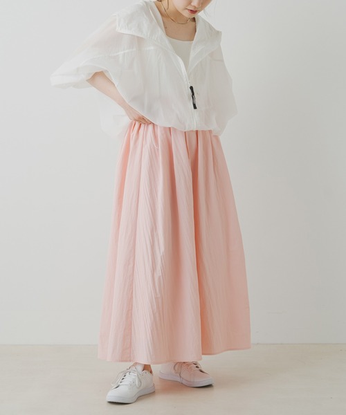 PUAL CE CIN（ピュアルセシン）の「【Du noir】ナイロンボリュームスカート（スカート・レディース・オフホワイト/ピンク/ブラック・FREE）」の10枚目の写真