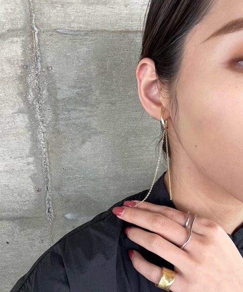 lawgy(ラウジー)の「chain 2way ear cuff(イヤーカフ・レディース・シルバー/ゴールド・FREE)」の10枚目の写真