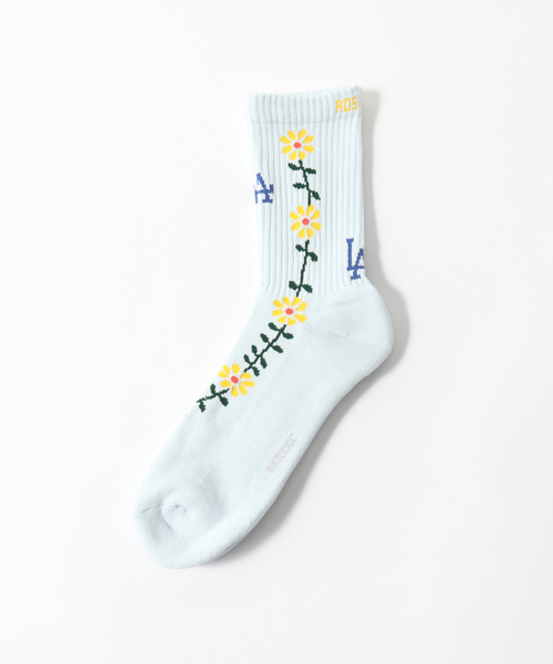 JOINT WORKS(ジョイントワークス)の「【ROSTER SOX/ロスターソックス】MLB FL MLB SOCKS(ソックス/靴下・メンズ・ホワイト/グレー/サックスブルー・FREE)」の3枚目の写真