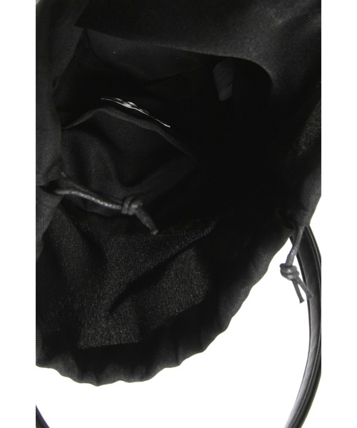 &. NOSTALGIA（アンドドットノスタルジア）の「フリンジエコラタンバッグ（かごバッグ・レディース・ブラック・FREE）」の2枚目の写真