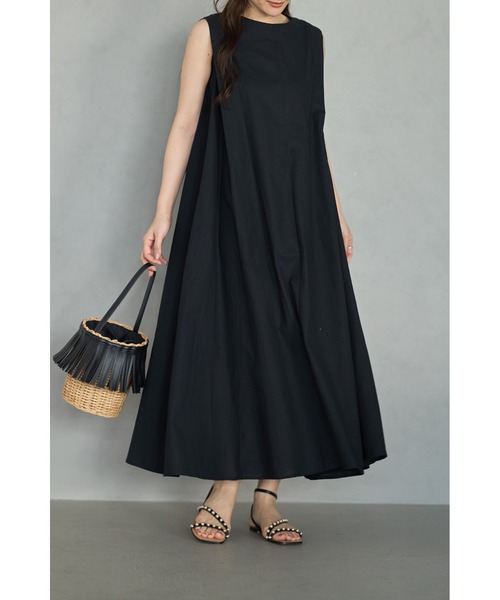 &. NOSTALGIA（アンドドットノスタルジア）の「フリンジエコラタンバッグ（かごバッグ・レディース・ブラック・FREE）」の4枚目の写真