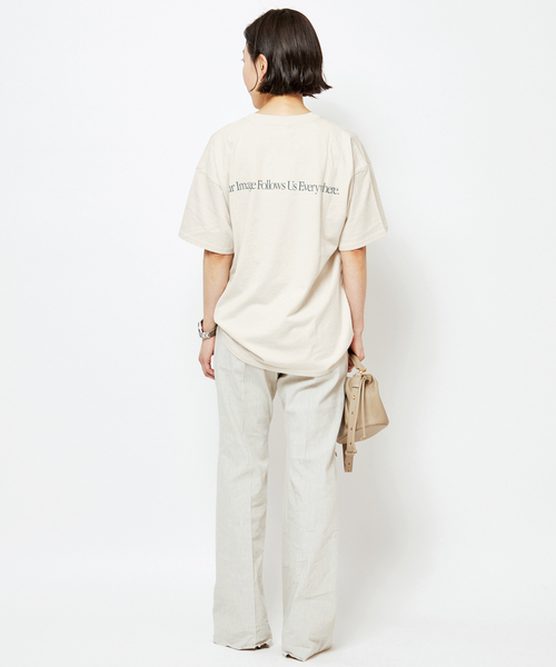 Russell Athletic（ラッセルアスレティック）の「【RUSSELL ATHLETIC/ラッセル・アスレティック】Graphic T-sh（Tシャツ/カットソー・レディース・ブラウン/ネイビー/アイボリー・FREE）」の17枚目の写真