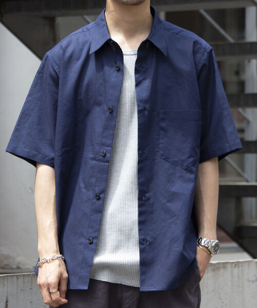 GLOSTER（グロスター）の「【GLOSTER/グロスター】T/Cサーマルタンクトップ（タンクトップ・メンズ・グレー/オフホワイト/ブラック・M/L）」の9枚目の写真