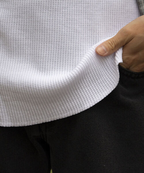 GLOSTER（グロスター）の「【GLOSTER/グロスター】T/Cサーマルタンクトップ（タンクトップ・メンズ・グレー/オフホワイト/ブラック・M/L）」の16枚目の写真