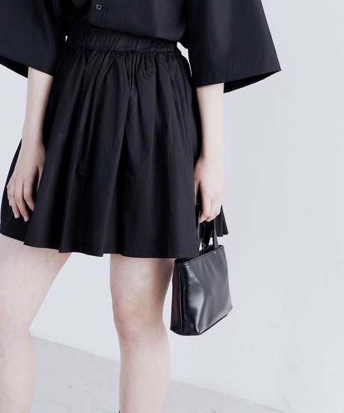 Figments（フィグメンツ）の「ギャザースカート（スカート・レディース・ブラック・FREE）」の3枚目の写真