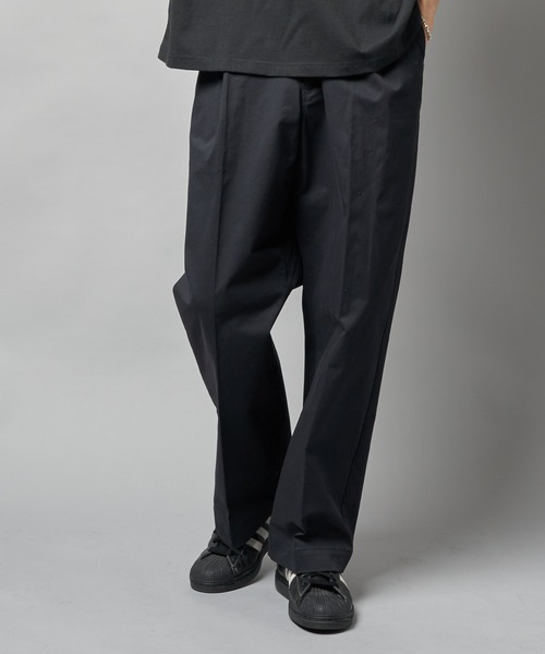 【PUBLUX/パブリュクス】ワンタックワイドチノパンツ（チノパンツ）｜PUBLUX（パブリュクス） 7,392円