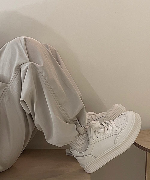 WESTBOY(ウエストボーイ)の「ハイソールダッドスニーカー/ホワイトスニーカーWO23SH02【WB ORIGINALS】(スニーカー・メンズ・ホワイト・40/41/42/43)」の14枚目の写真