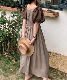 MAISON BREEZE（メゾンブリーズ）の「【MAISON BREEZE】切り替え袖2WAYワンピース KNF019（ワンピース）」