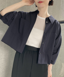 IENA | maison FABRICA クロップドシャツ(シャツ/ブラウス)