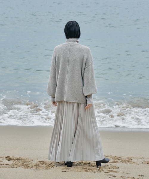 select MOCA（セレクトモカ）の「ロングプリーツスカート（スカート・レディース・ブラック/ブラウン/ライトベージュ・FREE）」の17枚目の写真