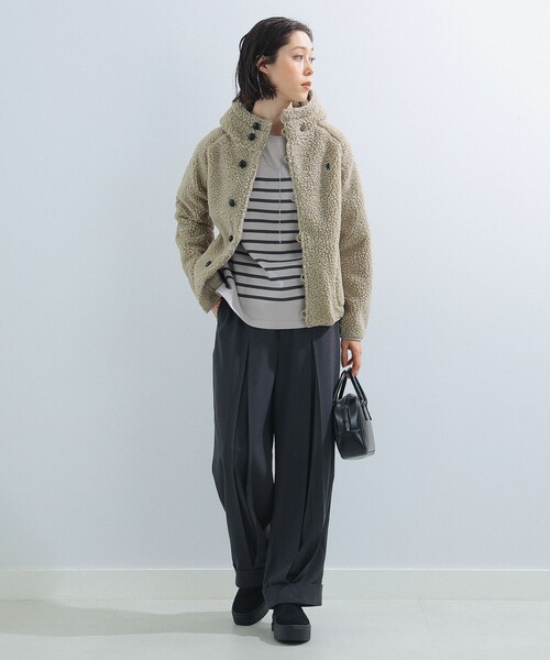 Ray BEAMS（レイビームス）の「GYMPHLEX / フード ボア ジャケット