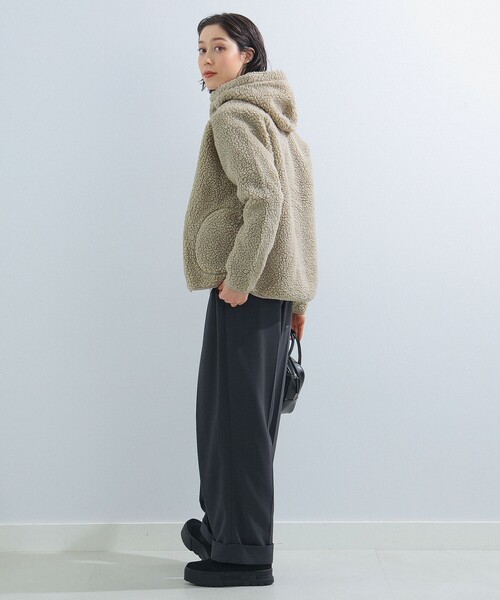 Ray BEAMS（レイビームス）の「GYMPHLEX / フード ボア ジャケット