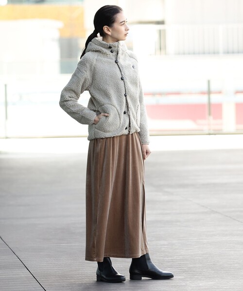 Ray BEAMS（レイビームス）の「GYMPHLEX / フード ボア ジャケット（その他アウター・レディース・シルバー/ブラック・14/16）」の10枚目の写真