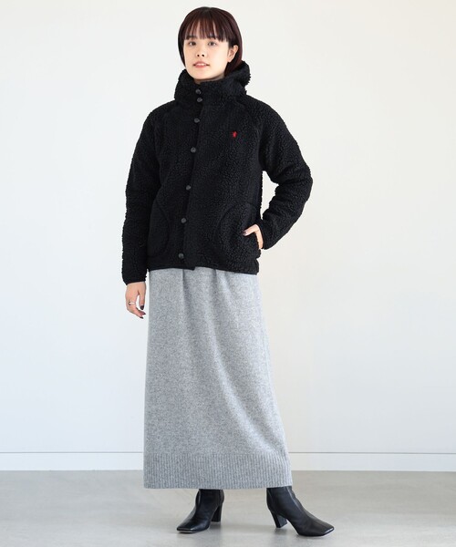 Ray BEAMS（レイビームス）の「GYMPHLEX / フード ボア ジャケット（その他アウター・レディース・シルバー/ブラック・14/16）」の21枚目の写真