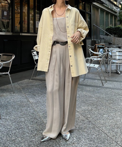 セール】【新色追加】ダメージデニムシャツ（シャツ/ブラウス