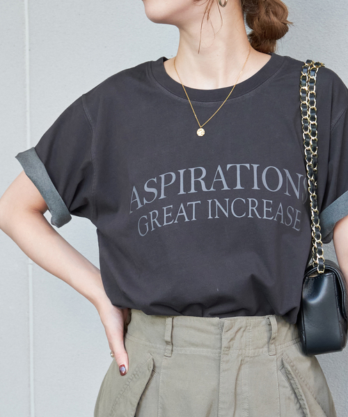 追加》【WEB限定】ピグメント ロゴTシャツ（Tシャツ/カットソー