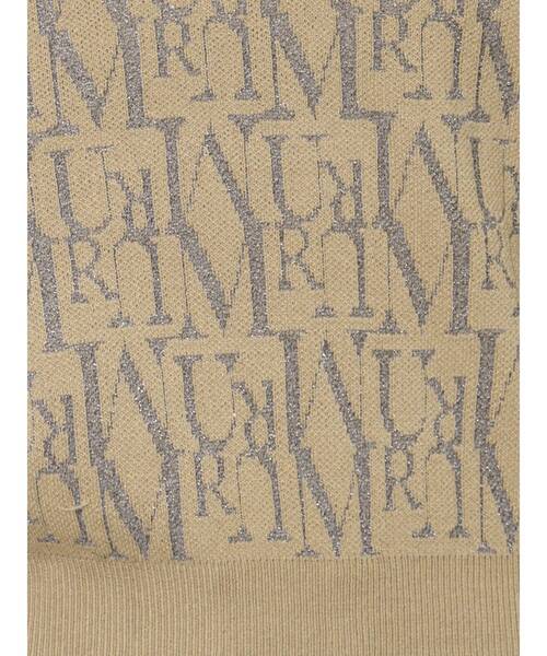 MURUA(ムルーア)の「フォントパターンニット(ニット/セーター・レディース・ベージュ/オレンジ/ブラック・FREE)」の22枚目の写真