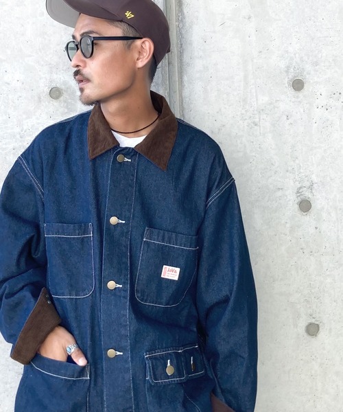 セール】《Javaジャバコラボ》大人のワークテイスト。コーデュロイ衿