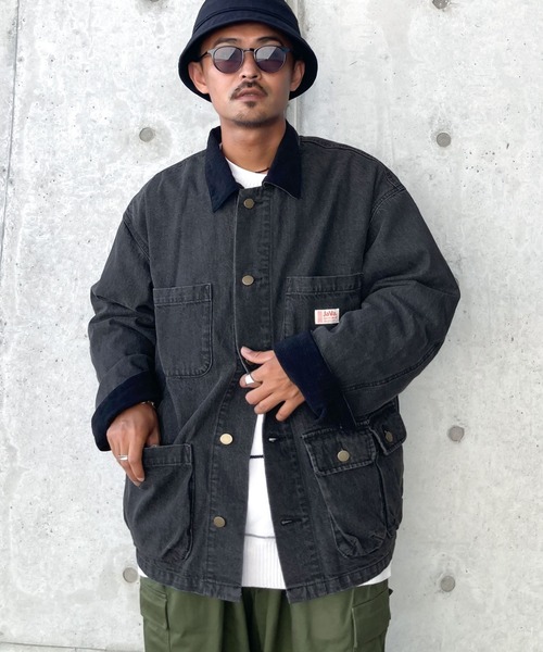 セール】《Javaジャバコラボ》大人のワークテイスト。コーデュロイ衿