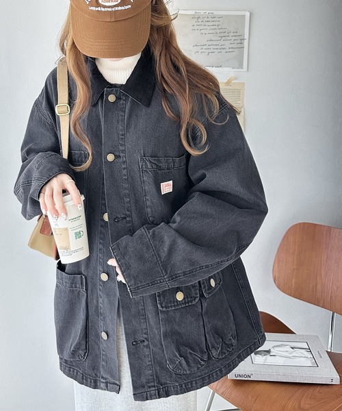 【希少】EVIS YAMANE✨日本製　コーデュロイジャケット　ニット衿　40 セール】《Javaジャバコラボ》大人のワークテイスト。コーデュロイ衿