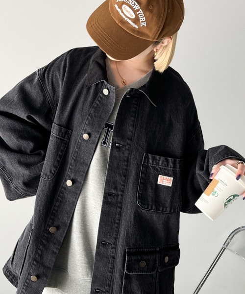 【希少】EVIS YAMANE✨日本製　コーデュロイジャケット　ニット衿　40 セール】《Javaジャバコラボ》大人のワークテイスト。コーデュロイ衿