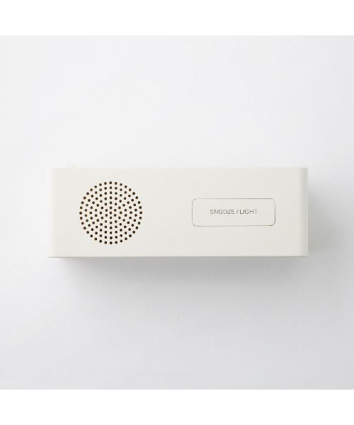 無印良品（ムジルシリョウヒン）の「デジタル電波時計（大音量アラーム機能付）　ＭＪ－ＲＤＣＬＡ（Ｗ）１（置時計・メンズ・ホワイト・FREE）」の4枚目の写真