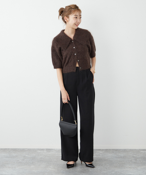 Plage - Kid Mohair ショートスリーブカーディガン plage（プラージュ）の「Kid Mohair ショートスリーブカーディガン