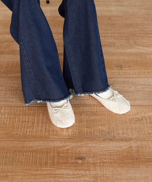 w closet(ダブルクローゼット)の「バレエシューズ(パンプス・レディース・ピンク/ホワイト/ブラック/ブルー/シルバー/ピンク系その他/ゴールド/ブラック系/ブラック系その他・L/M)」の13枚目の写真