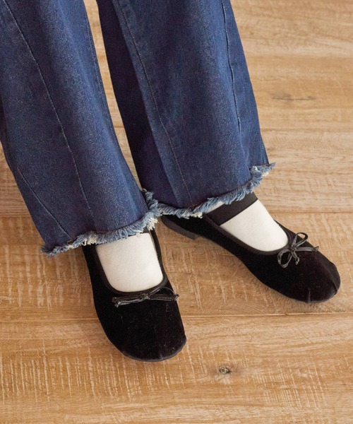 w closet(ダブルクローゼット)の「バレエシューズ(パンプス・レディース・ピンク/ホワイト/ブラック/ブルー/シルバー/ピンク系その他/ゴールド/ブラック系/ブラック系その他・L/M)」の18枚目の写真