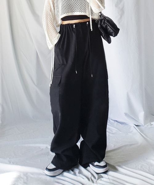 me+em select（ミームセレクト）の「カーゴパンツ（カーゴパンツ・レディース・アイボリー・SMALL）」の3枚目の写真