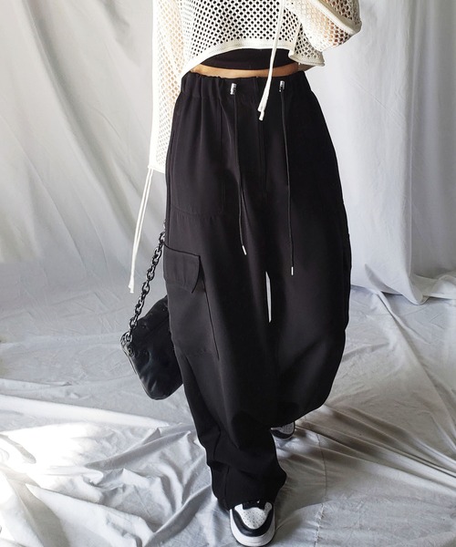 me+em select（ミームセレクト）の「カーゴパンツ（カーゴパンツ・レディース・アイボリー・SMALL）」の7枚目の写真