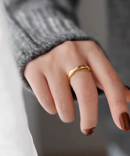 ABBEY MARKET（アビーマーケット）の「金属アレルギー対応 サージカルステンレス ステンレス製 リング（リング・レディース・ゴールド系その他/シルバー系その他/ゴールド/シルバー・14号/9号/11号）」の4枚目の写真