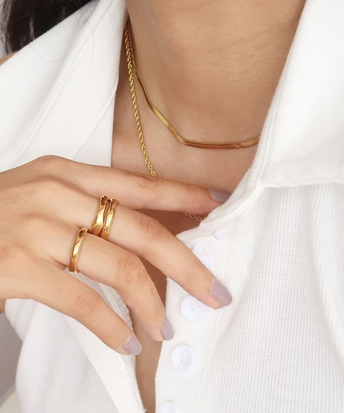 ABBEY MARKET（アビーマーケット）の「金属アレルギー対応 サージカルステンレス ステンレス製 リング（リング・レディース・ゴールド系その他/シルバー系その他/ゴールド/シルバー・14号/9号/11号）」の19枚目の写真