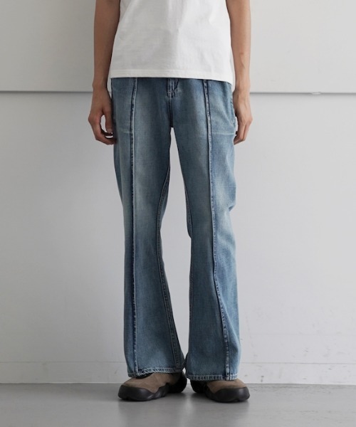 YOHEI OHNO（ヨウヘイオオノ）の「YOHEI OHNO Our Basic Washed Denim（デニムパンツ・メンズ・ブラック/インディゴブルー・36/38）」の18枚目の写真