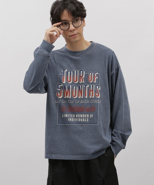 LAKOLE（ラコレ）の「ピグメントバンド長袖T / 974457（Tシャツ/カットソー・メンズ・ブルーグレー/チャコールグレー/ライトグレー・X-LARGE/MEDIUM/LARGE）」の3枚目の写真