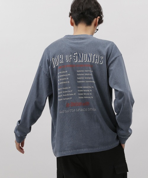 LAKOLE（ラコレ）の「ピグメントバンド長袖T / 974457（Tシャツ/カットソー・メンズ・ブルーグレー/チャコールグレー/ライトグレー・X-LARGE/MEDIUM/LARGE）」の9枚目の写真