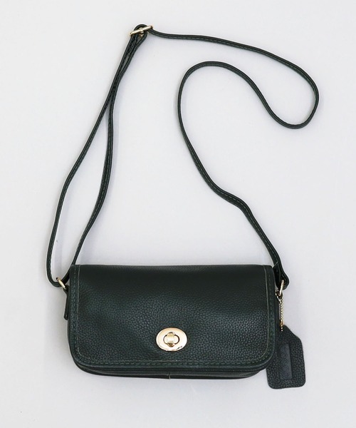 COOCO（クーコ）の「シュリンクレザーヒネリ金具横型ショルダーバッグ（ショルダーバッグ・レディース・ブラック/クリアレッド/ブラウン系その他/グリーン/グレー・9）」の18枚目の写真