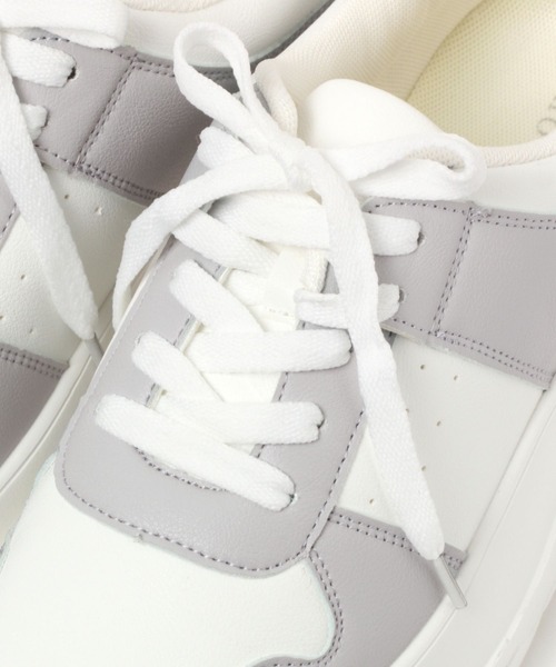 BAYFLOW(ベイフロー)の「厚底スニーカー(スニーカー・レディース・ホワイト/グレー・MEDIUM/LARGE)」の8枚目の写真