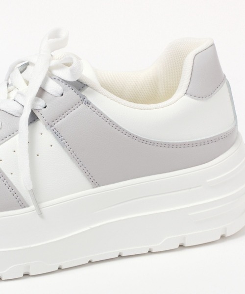 BAYFLOW(ベイフロー)の「厚底スニーカー(スニーカー・レディース・ホワイト/グレー・MEDIUM/LARGE)」の9枚目の写真