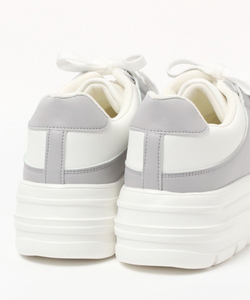 BAYFLOW(ベイフロー)の「厚底スニーカー(スニーカー・レディース・ホワイト/グレー・MEDIUM/LARGE)」の10枚目の写真