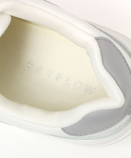 BAYFLOW(ベイフロー)の「厚底スニーカー(スニーカー・レディース・ホワイト/グレー・MEDIUM/LARGE)」の11枚目の写真