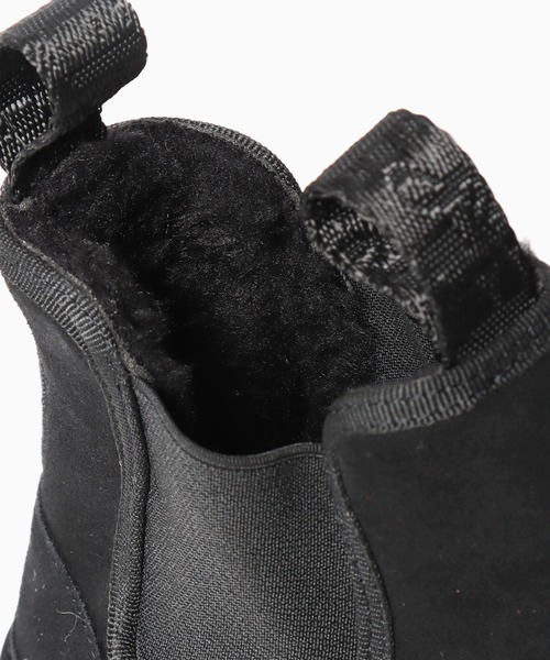 Chick（チック）の「サイドゴア厚底ショート丈ムートンブーツ（ブーツ・レディース・ブラック/ブラウン・23/24/25）」の9枚目の写真