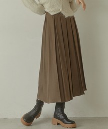 Pleats middle flare スカート