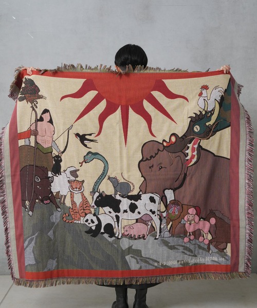 【完売希少品】BIRTHDAYBARブランケット リバーシブル 膝掛け ひざ掛け 楽天市場】BIRTHDAY BAR 【SAHIR サヒール】Throwket スロー