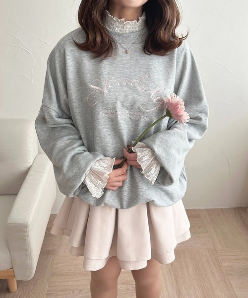apres jour(アプレジュール)の「アーチロゴ刺繍スウェット【ZOZOTOWN限定アイテム】(スウェット・レディース・ネイビー/ライトグレー/オフホワイト・X-LARGE/フリー)」の20枚目の写真