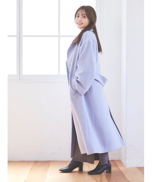 mm【新品タグ付き】スタイルヴォイス　フォー ウール混スタンドカラーコート Stylevoice for xxx（スタイルヴォイスフォー）の「＜わかなさんコラボ