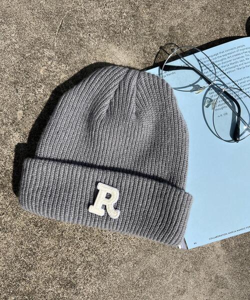 WC（ダブル シー）の「Rロゴニットキャップ（ニットキャップ/ビーニー・レディース・ブラック/ブラウン/グレー・FREE）」の5枚目の写真