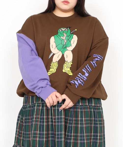PUNYUS（プニュズ）の「NINJAバイカラースウェット（スウェット）」 - WEAR