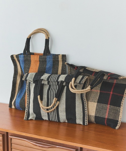 LAVEANGE(ラビアンジェ)の「TARANGO JUTE TOTE BAG/ジュート トートバッグ(トートバッグ・レディース・ブラック系その他/ブラック系その他2/オレンジ/ブルー/ブラウン系その他/ブラック系その他3・F)」の16枚目の写真