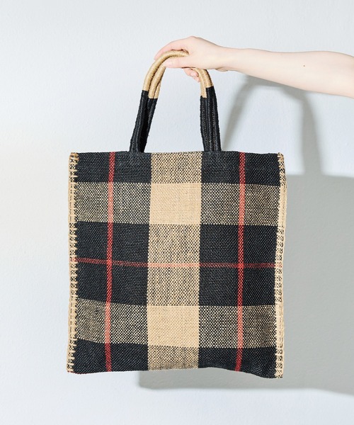 LAVEANGE(ラビアンジェ)の「TARANGO JUTE TOTE BAG/ジュート トートバッグ(トートバッグ・レディース・ブラック系その他/ブラック系その他2/オレンジ/ブルー/ブラウン系その他/ブラック系その他3・F)」の17枚目の写真